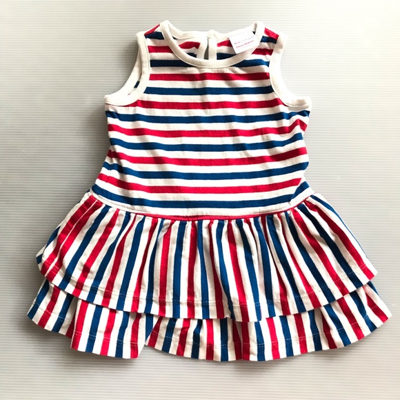 HANNAH ANDERSSON 4th of July Striped Ruffle Dress - Picture 3 of 6